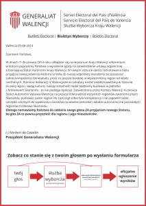 Biuletyn Wyborczy - strona 1